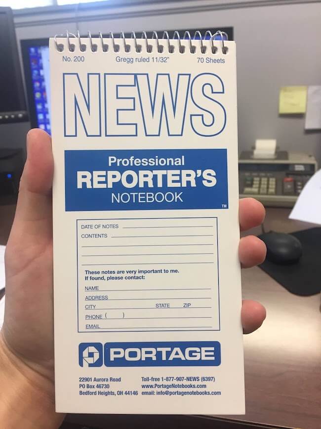 Reporter's Notebook